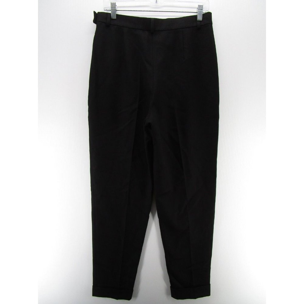 VINTAGE Burberry London Pants 14 High Rise Trouser Tapered Cuffed - Picture 6 of 10